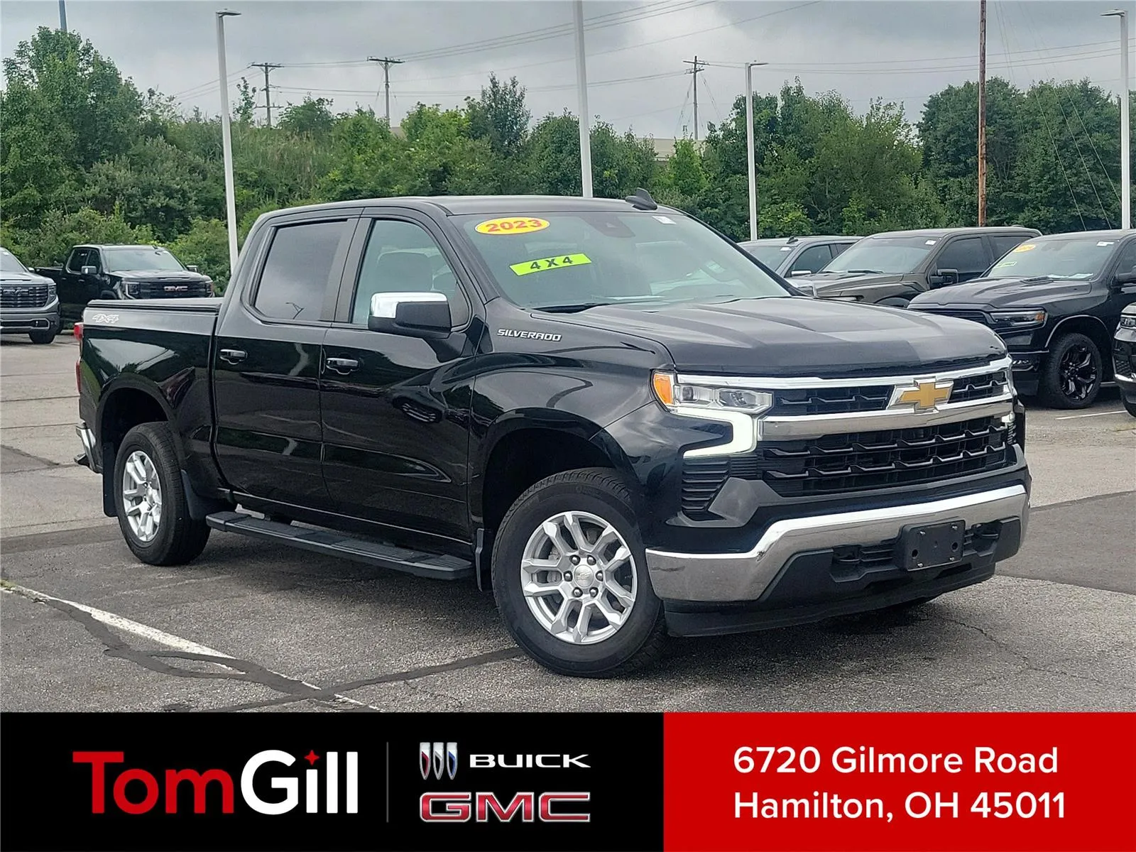 Black 2023 Chevrolet Silverado 1500 LT for sale in Hamilton, OH