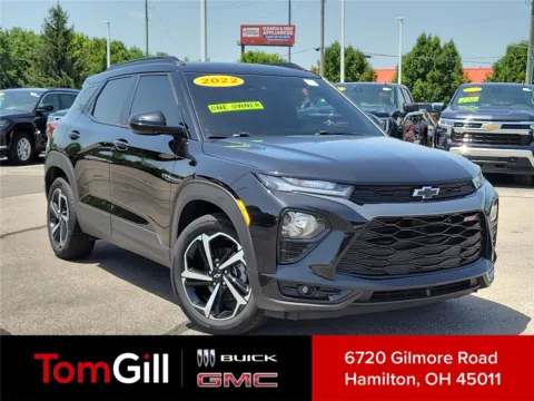 Black 2022 Chevrolet Trailblazer RS for sale in Hamilton, OH