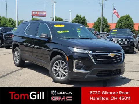 Black 2022 Chevrolet Traverse LT Cloth for sale in Hamilton, OH