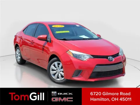Red 2016 Toyota Corolla LE for sale in Hamilton, OH