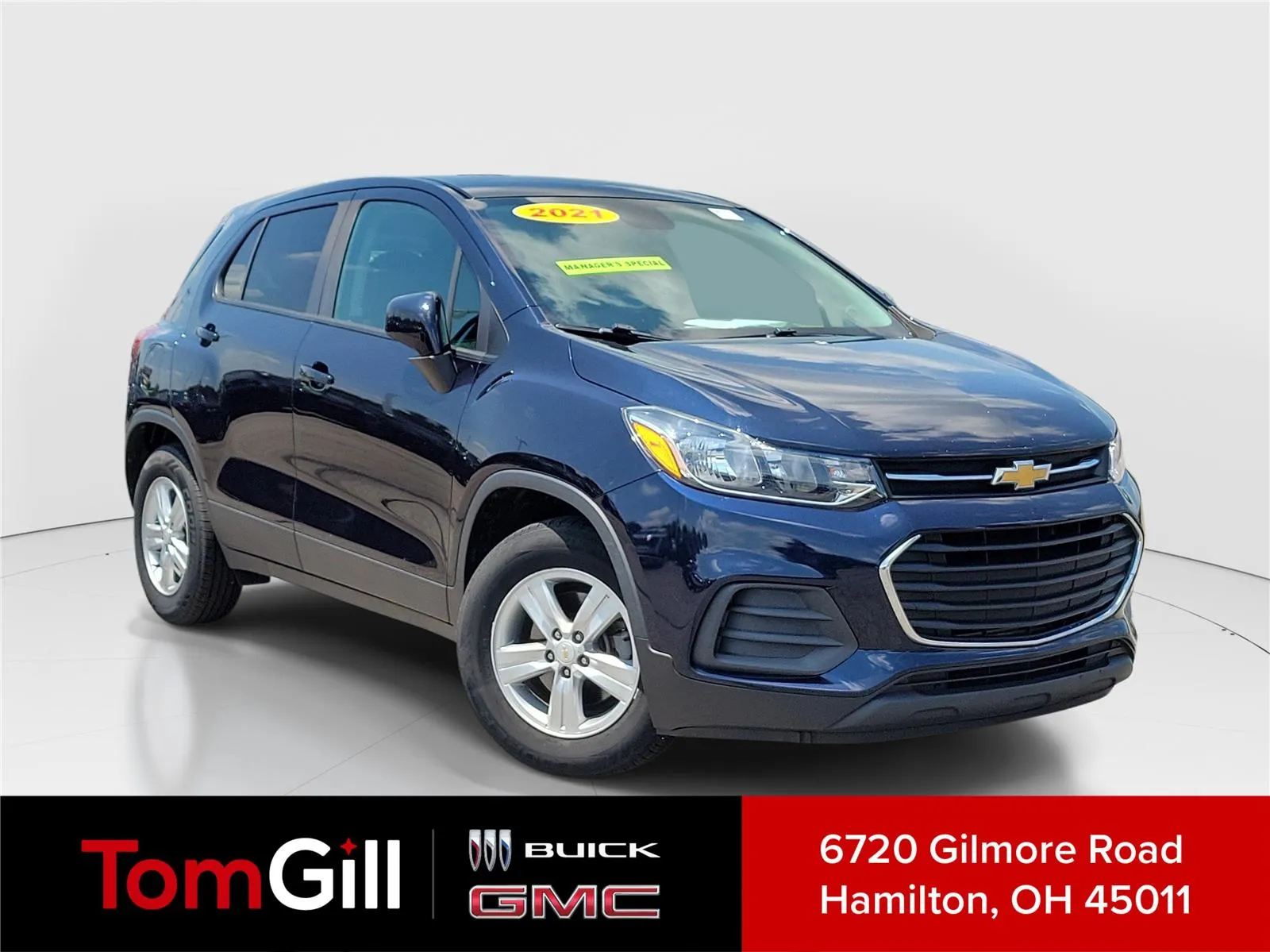 Blue 2021 Chevrolet Trax LS for sale in Hamilton, OH