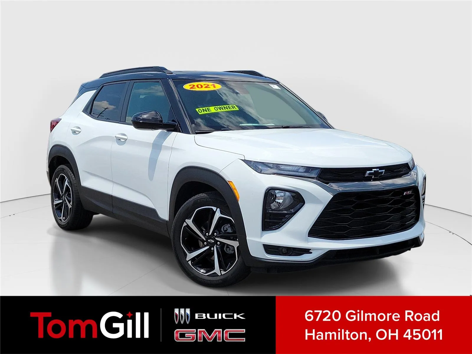 White 2021 Chevrolet Trailblazer RS for sale in Hamilton, OH