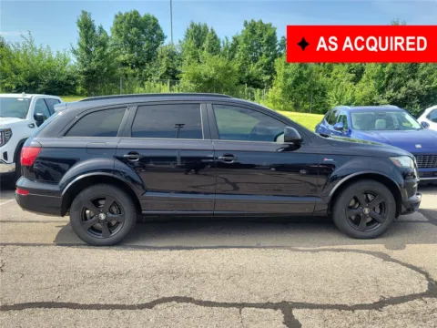 Black 2012 Audi Q7 3.0T S line for sale in Hamilton, OH