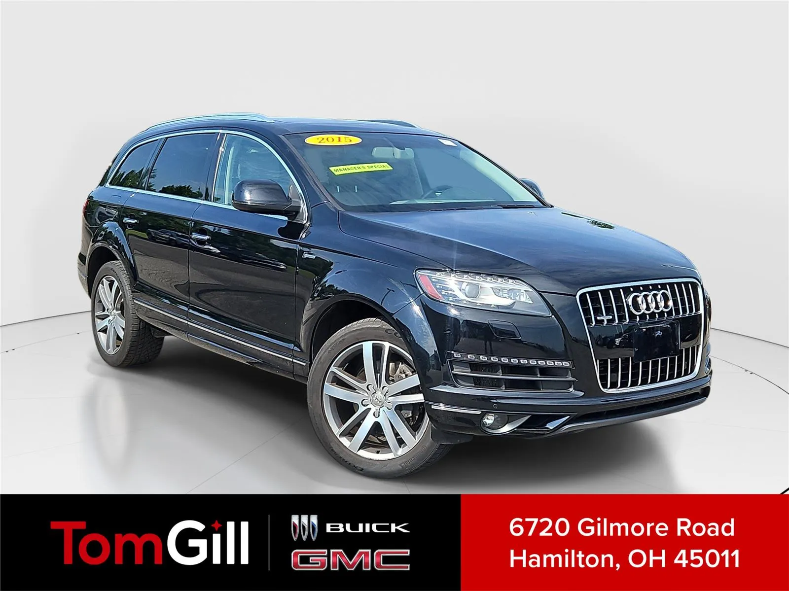 Black 2015 Audi Q7 3.0T Premium Plus for sale in Hamilton, OH