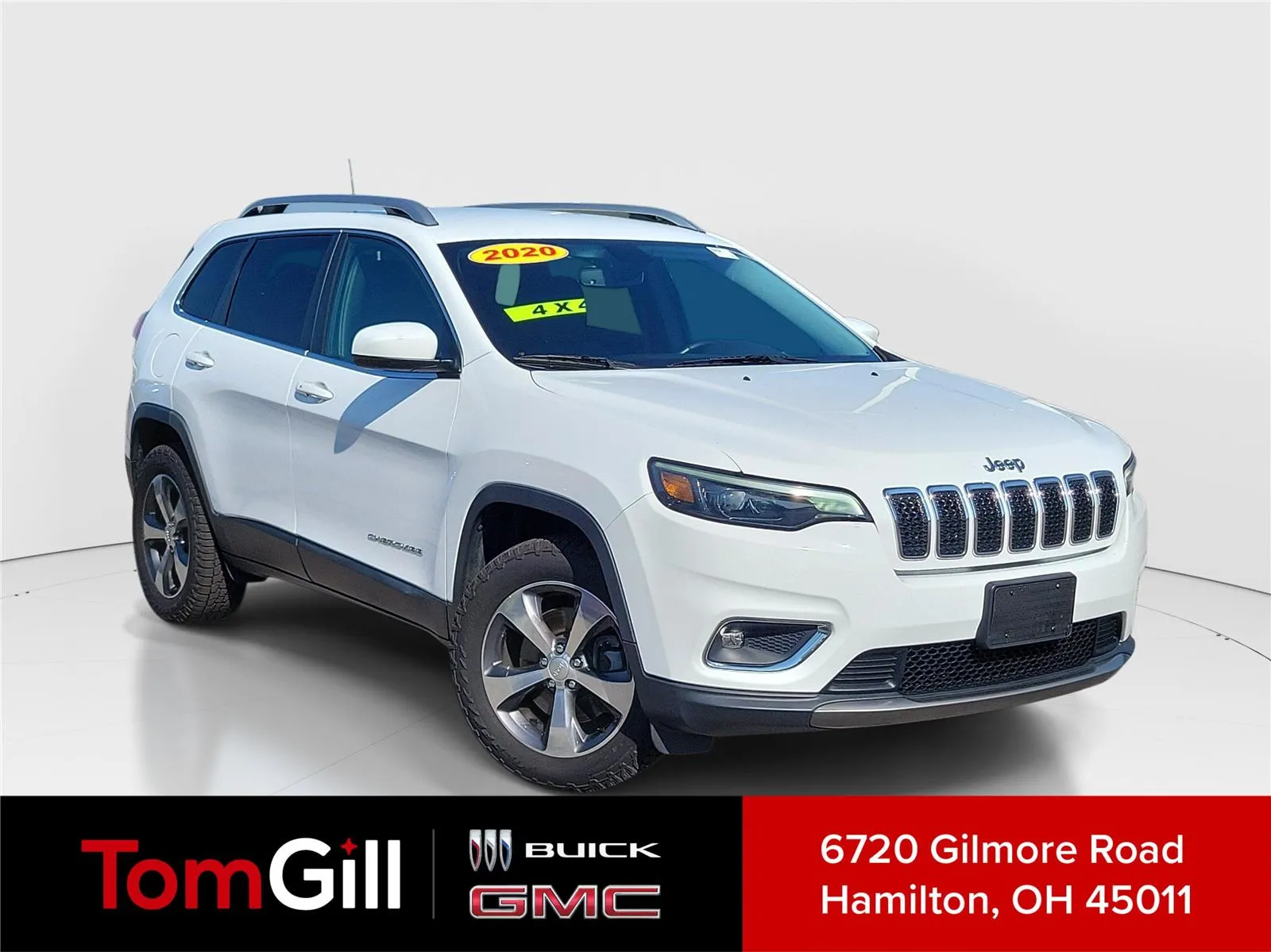 White 2020 Jeep Cherokee Limited for sale in Hamilton, OH