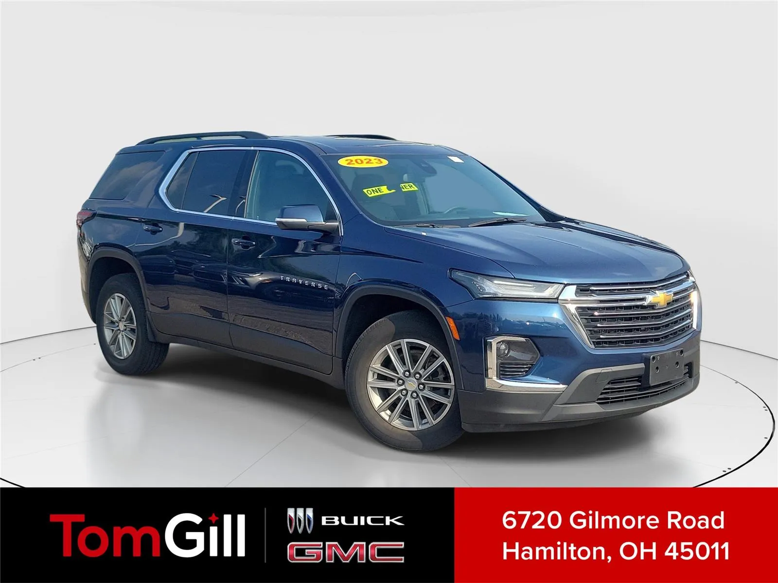 Blue 2023 Chevrolet Traverse LT Cloth for sale in Hamilton, OH