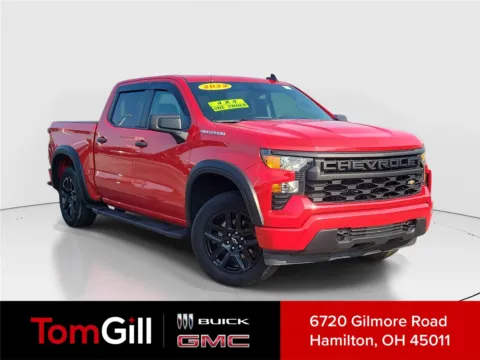 Red 2022 Chevrolet Silverado 1500 Custom for sale in Hamilton, OH