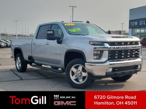 Silver 2021 Chevrolet Silverado 2500HD LT for sale in Hamilton, OH
