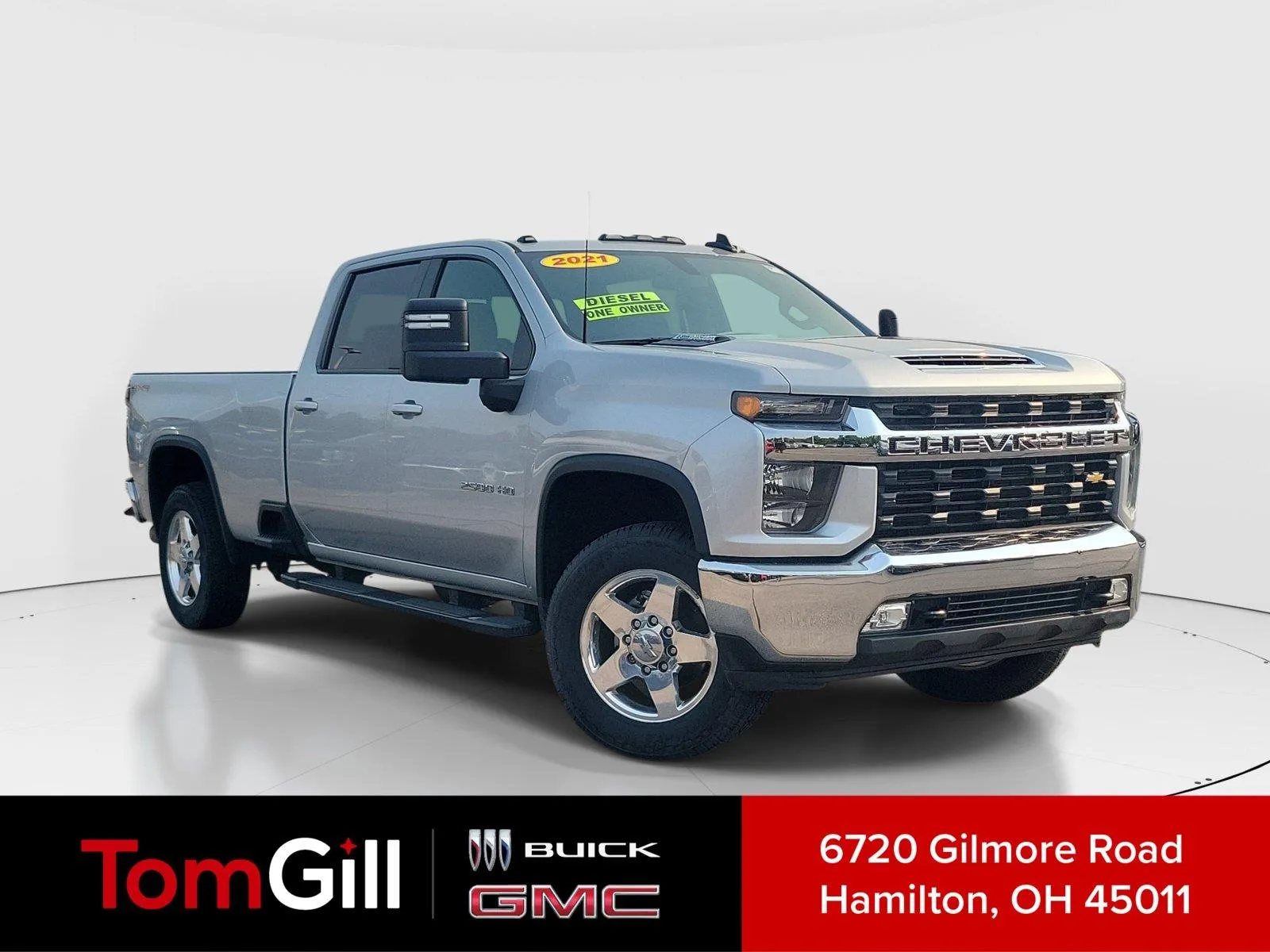 Silver 2021 Chevrolet Silverado 2500 HD LT for sale in Hamilton, OH
