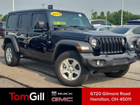 Black 2022 Jeep Wrangler Unlimited Sport S for sale in Hamilton, OH