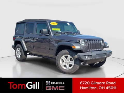 Gray 2022 Jeep Wrangler Unlimited Sport S for sale in Hamilton, OH