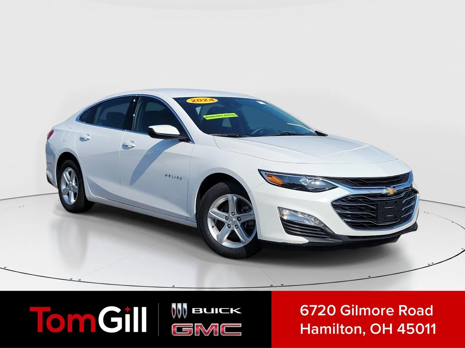 White 2024 Chevrolet Malibu LT for sale in Hamilton, OH