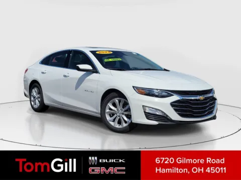 White 2024 Chevrolet Malibu LT for sale in Hamilton, OH
