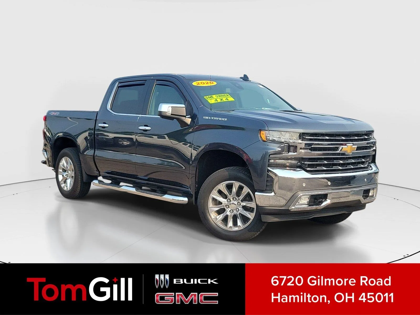Gray 2020 Chevrolet Silverado 1500 LTZ for sale in Hamilton, OH