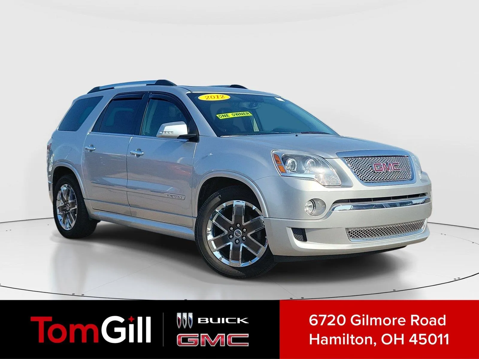 Silver 2012 GMC Acadia Denali for sale in Hamilton, OH