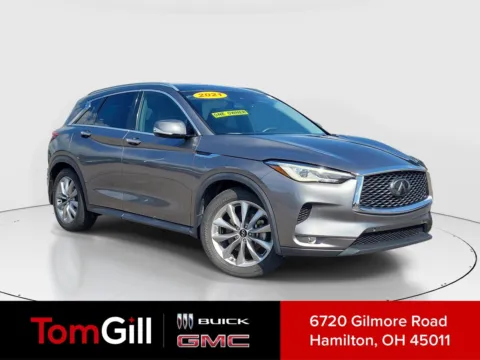 Gray 2021 INFINITI QX50 ESSENTIAL for sale in Hamilton, OH