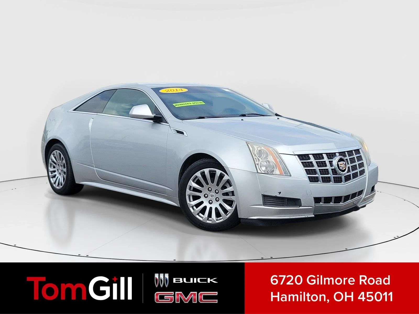Silver 2014 Cadillac CTS Coupe Coupe Standard AWD for sale in Hamilton, OH