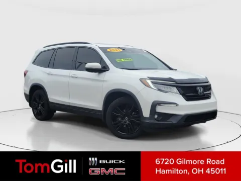 White 2021 Honda Pilot Black Edition for sale in Hamilton, OH