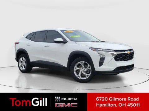 White 2024 Chevrolet Trax LS for sale in Hamilton, OH