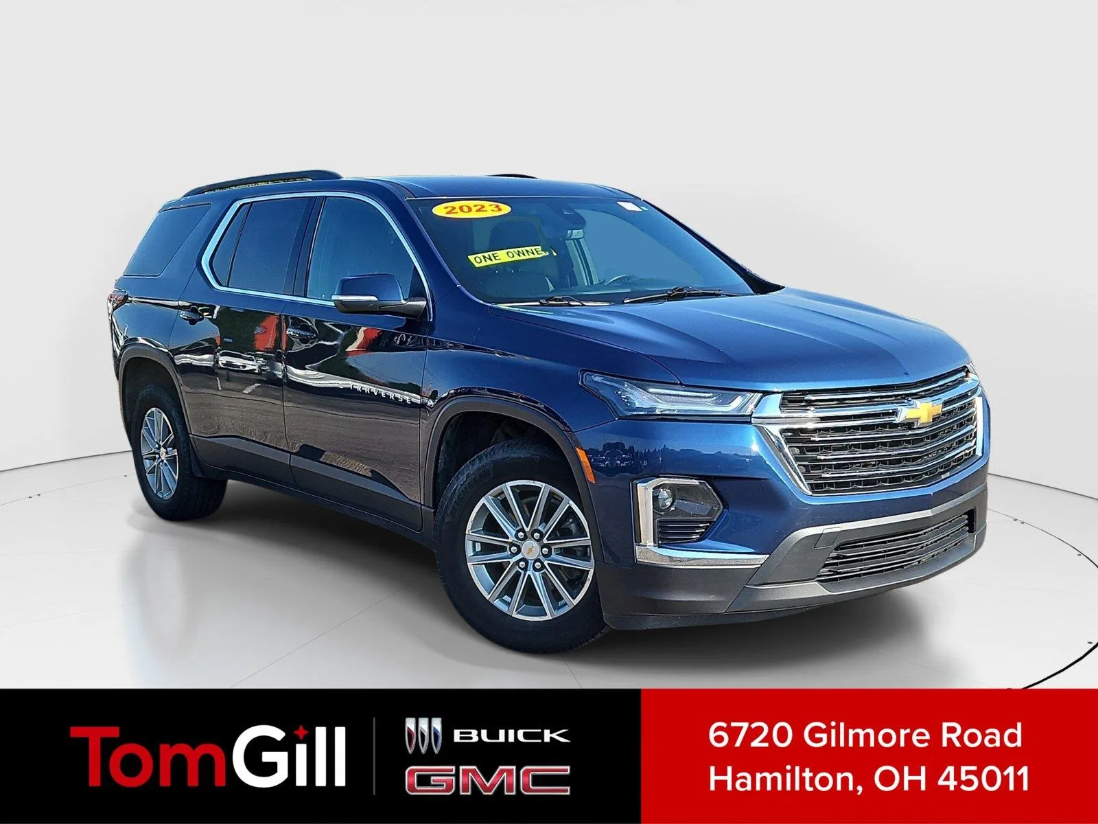 Blue 2023 Chevrolet Traverse LT Cloth for sale in Hamilton, OH