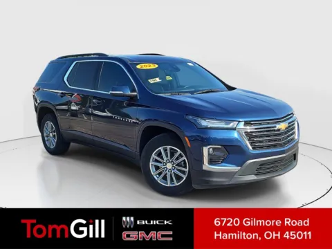 Blue 2023 Chevrolet Traverse LT Cloth for sale in Hamilton, OH