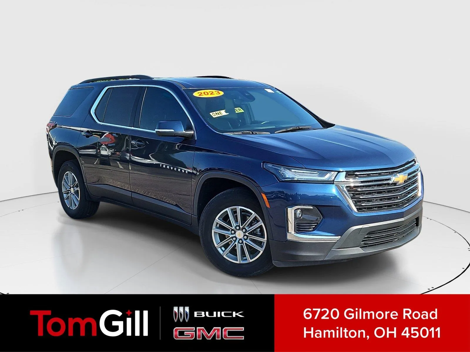 Blue 2023 Chevrolet Traverse LT Cloth for sale in Hamilton, OH