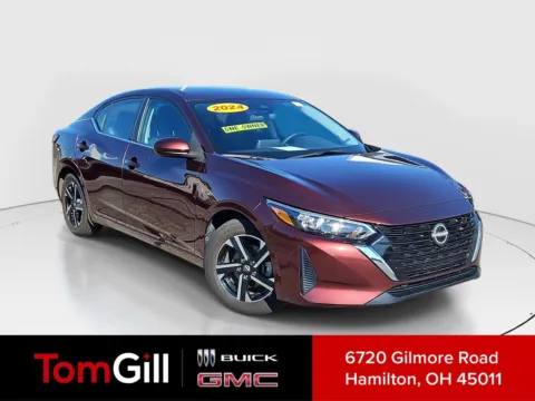 Red 2024 Nissan Sentra SV for sale in Hamilton, OH