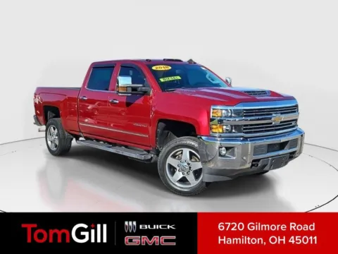 Red 2018 Chevrolet Silverado 2500 HD LTZ for sale in Hamilton, OH