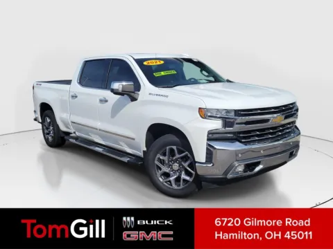 White 2021 Chevrolet Silverado 1500 LTZ for sale in Hamilton, OH