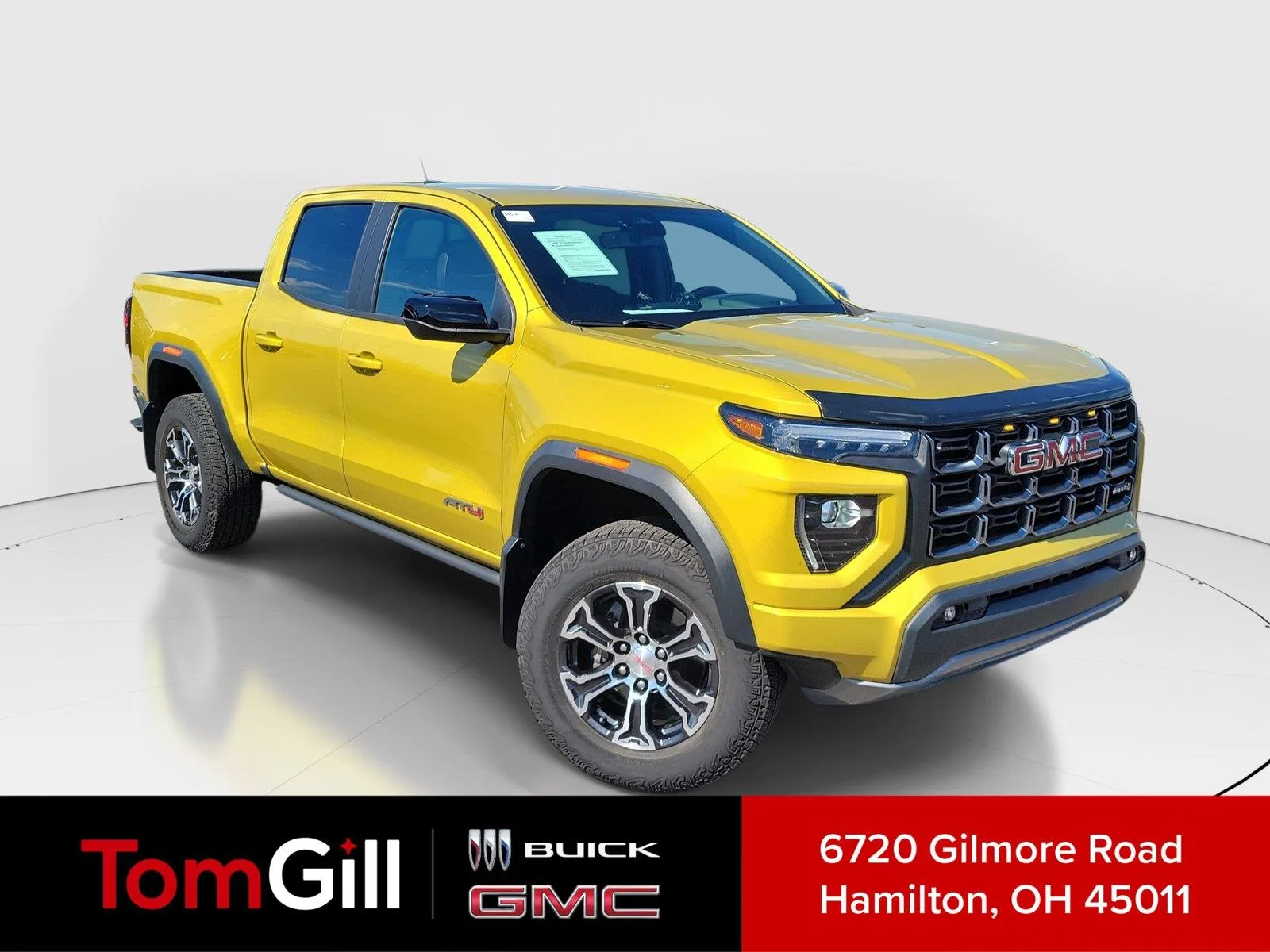 Yellow 2023 GMC Canyon 4WD AT4 for sale in Hamilton, OH