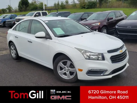 White 2016 Chevrolet Cruze Limited LT for sale in Hamilton, OH