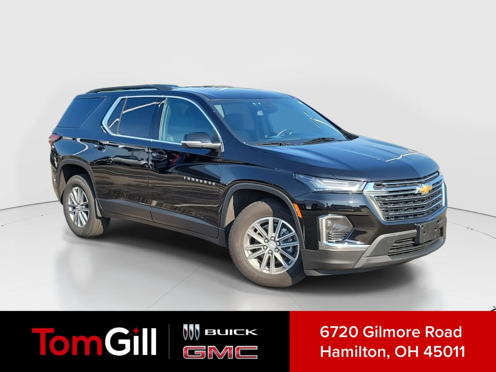 Black 2023 ChevroletA Traverse LT Cloth for sale in Hamilton, OH