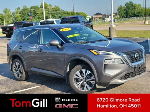 Gray 2021 Nissan Rogue SV for sale in Hamilton, OH