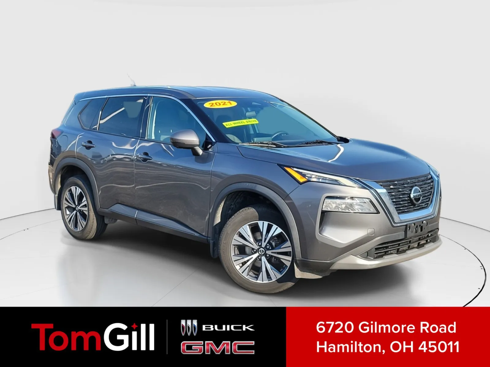 Gray 2021 Nissan Rogue SV for sale in Hamilton, OH
