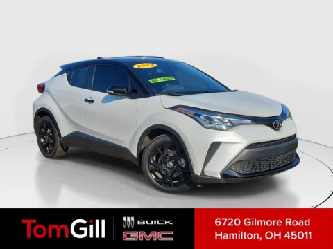 White 2022 Toyota C-HR Nightshade for sale in Hamilton, OH