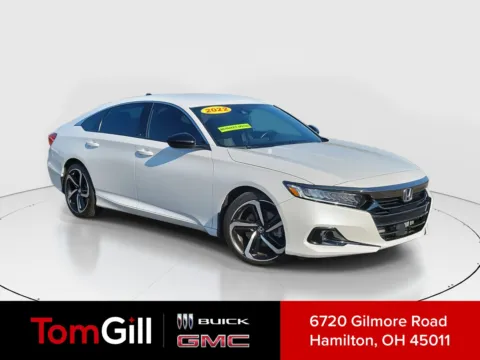 White 2022 Honda Accord Sedan Sport for sale in Hamilton, OH