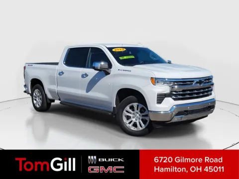 White 2022 Chevrolet Silverado 1500 LTZ for sale in Hamilton, OH