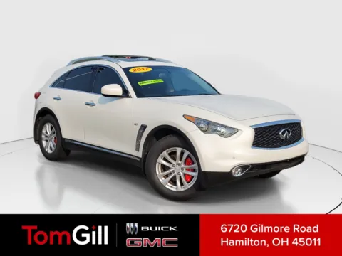 White 2017 INFINITI QX70 for sale in Hamilton, OH