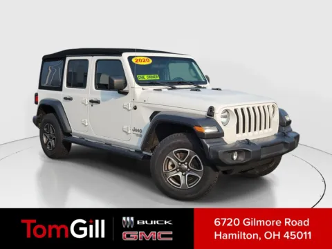 White 2020 Jeep Wrangler Unlimited Sport S for sale in Hamilton, OH