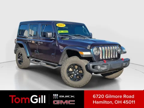 Black 2021 Jeep Wrangler Unlimited Rubicon for sale in Hamilton, OH
