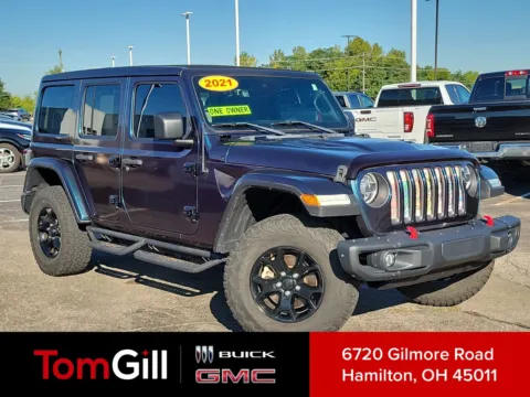 Black 2021 Jeep Wrangler Unlimited Rubicon for sale in Hamilton, OH