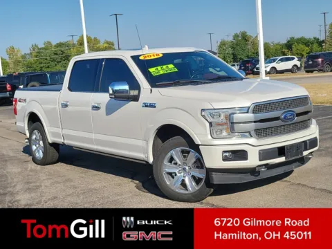 White 2018 Ford F-150 Platinum for sale in Hamilton, OH