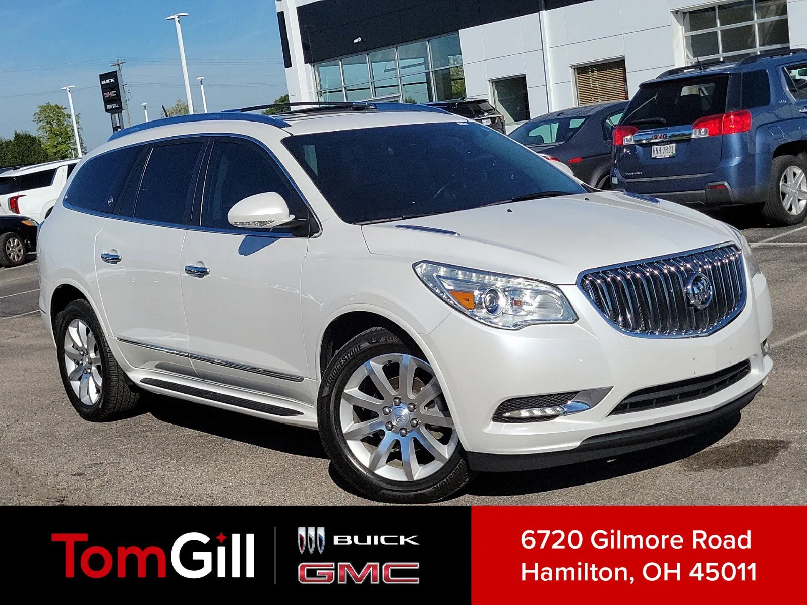 White 2017 Buick Enclave Premium for sale in Hamilton, OH