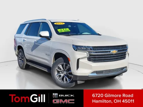White 2021 Chevrolet Tahoe LT for sale in Hamilton, OH