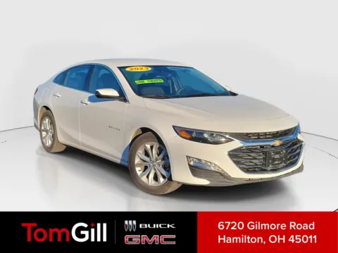 White 2023 Chevrolet Malibu LT for sale in Hamilton, OH