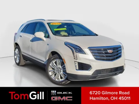 White 2017 Cadillac XT5 Premium Luxury FWD for sale in Hamilton, OH