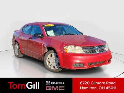 Red 2014 Dodge Avenger SE for sale in Hamilton, OH