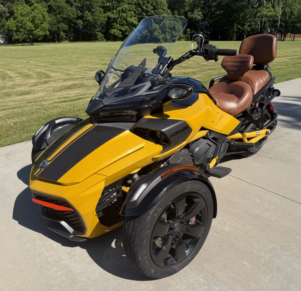 Yellow 2017 CANA SPYDER ROADSTER S Daytona 500 for sale in Austin, AR