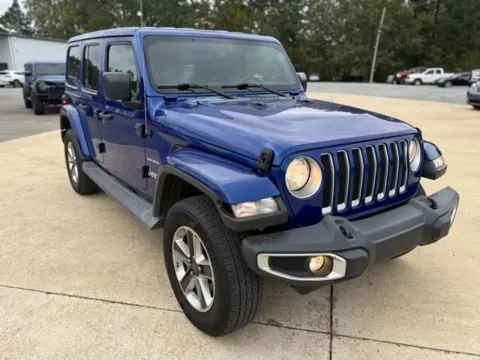 Blue 2018 Jeep Wrangler Unlimited Sahara for sale in Austin, AR