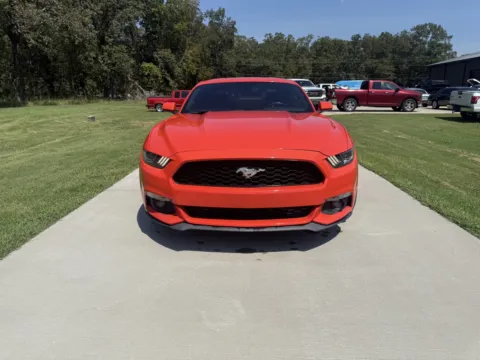 Orange 2015 Ford Mustang for sale in Austin, AR